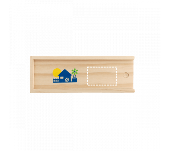 Hölzernes Dominospiel DOMIN